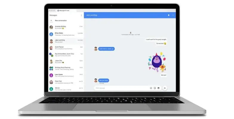 آموزش Google Messages در کامپیوتر؛ ارسال و دریافت پیامک در ویندوز