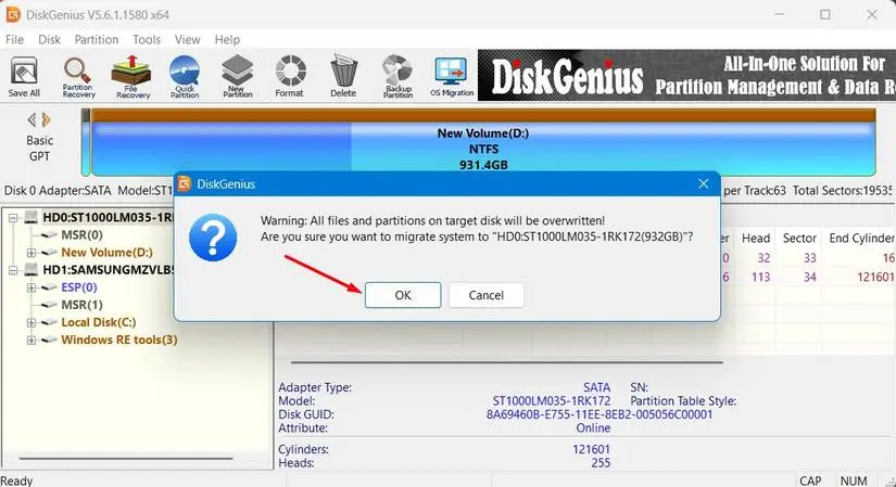 آموزش انتقال ویندوز از SSD به HDD یا برعکس