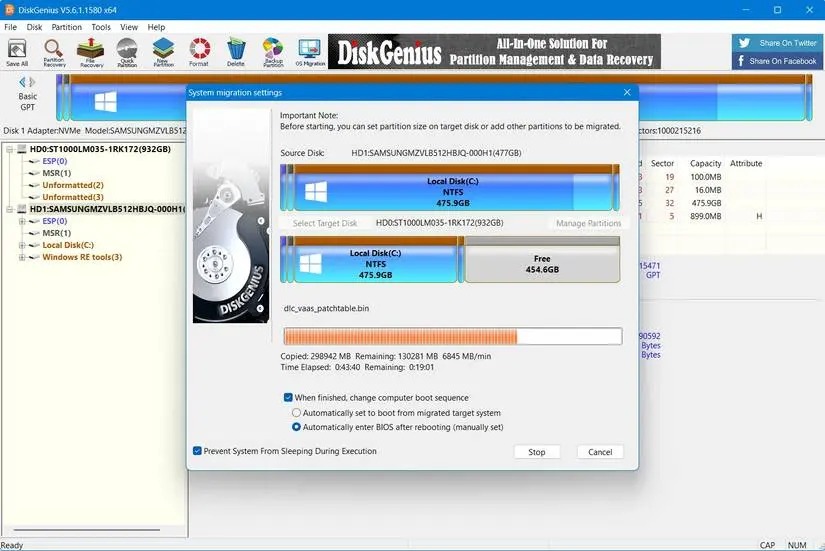 آموزش انتقال ویندوز از SSD به HDD یا برعکس