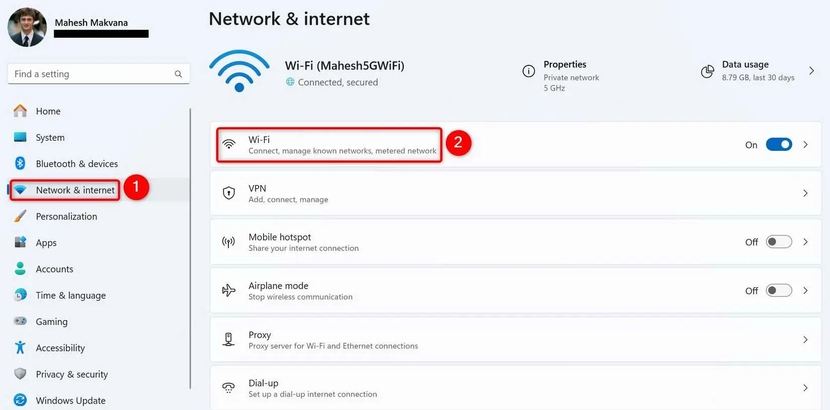 روش کاهش مصرف اینترنت ویندوز با فعال کردن Metered Connection