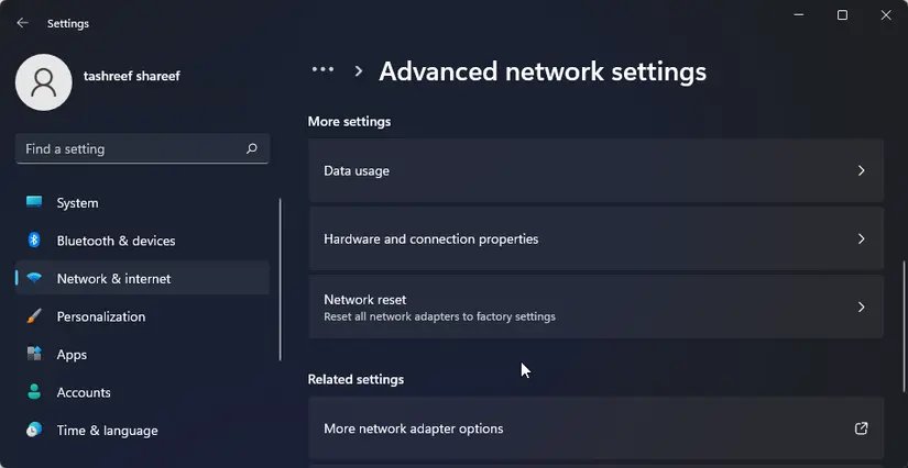 حل مشکل وای فای در ویندوز با فعال کردن WLAN AutoConfig یا ریست کردن شبکه