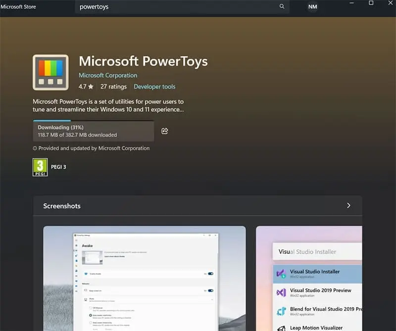 ترفند نمایش پنجره پیش نمایش فایل در ویندوز 11 با PowerToys Peek