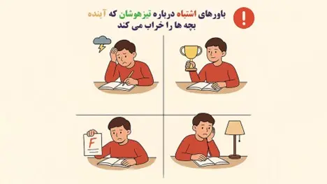 باورهای اشتباه درباره تیزهوشان که آینده بچه ها را خراب می کند