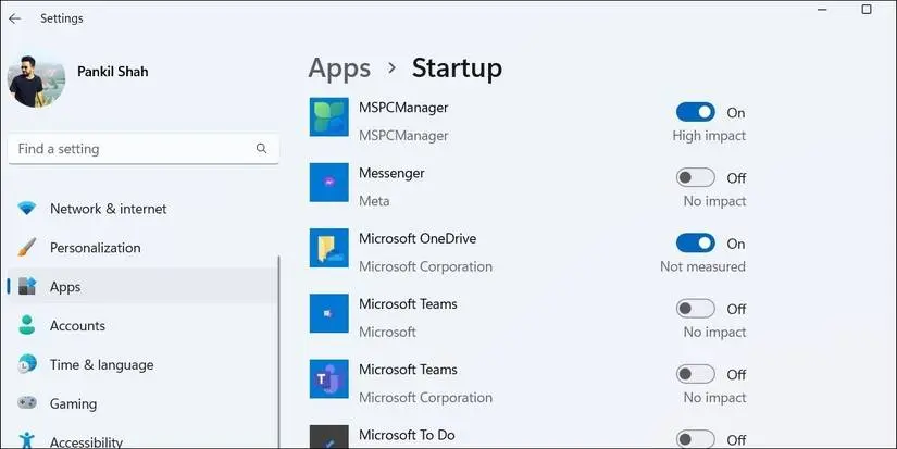 افزایش سرعت ویندوز 11 با توقف اجرای خودکار برنامه ها در شروع به کار ویندوز