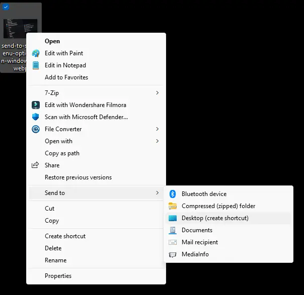 آموزش ساخت شورتکات برنامه و فایل در ویندوز