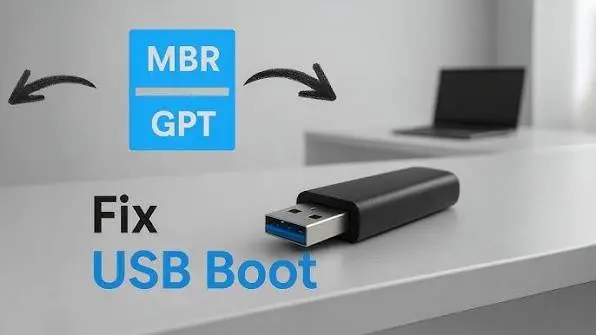 آموزش بوت از روی فلش USB در ویندوز، چطور کامپیوتر را از فلش بوت کنیم؟