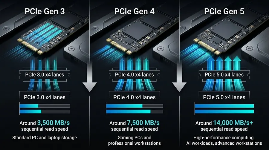 چرا SSD NVMe سریع شما کند کار می‌کند؟ انتخاب اشتباه اسلات PCIe سرعت را کم می‌کند!