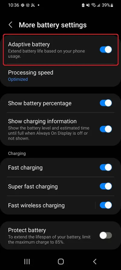 قابلیت Adaptive Battery در اندروید چیست؟ چرا غیرفعال کردن آن عملکرد گوشی را بهتر می‌کند؟