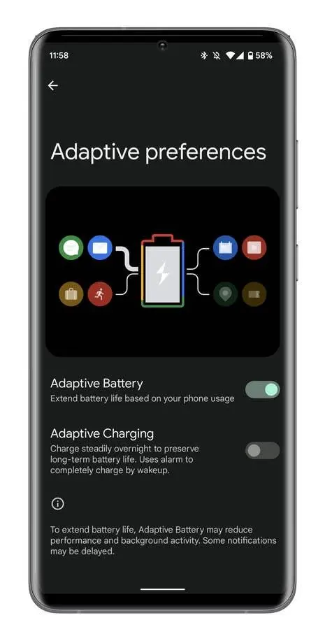 قابلیت Adaptive Battery در اندروید چیست؟ چرا غیرفعال کردن آن عملکرد گوشی را بهتر می‌کند؟