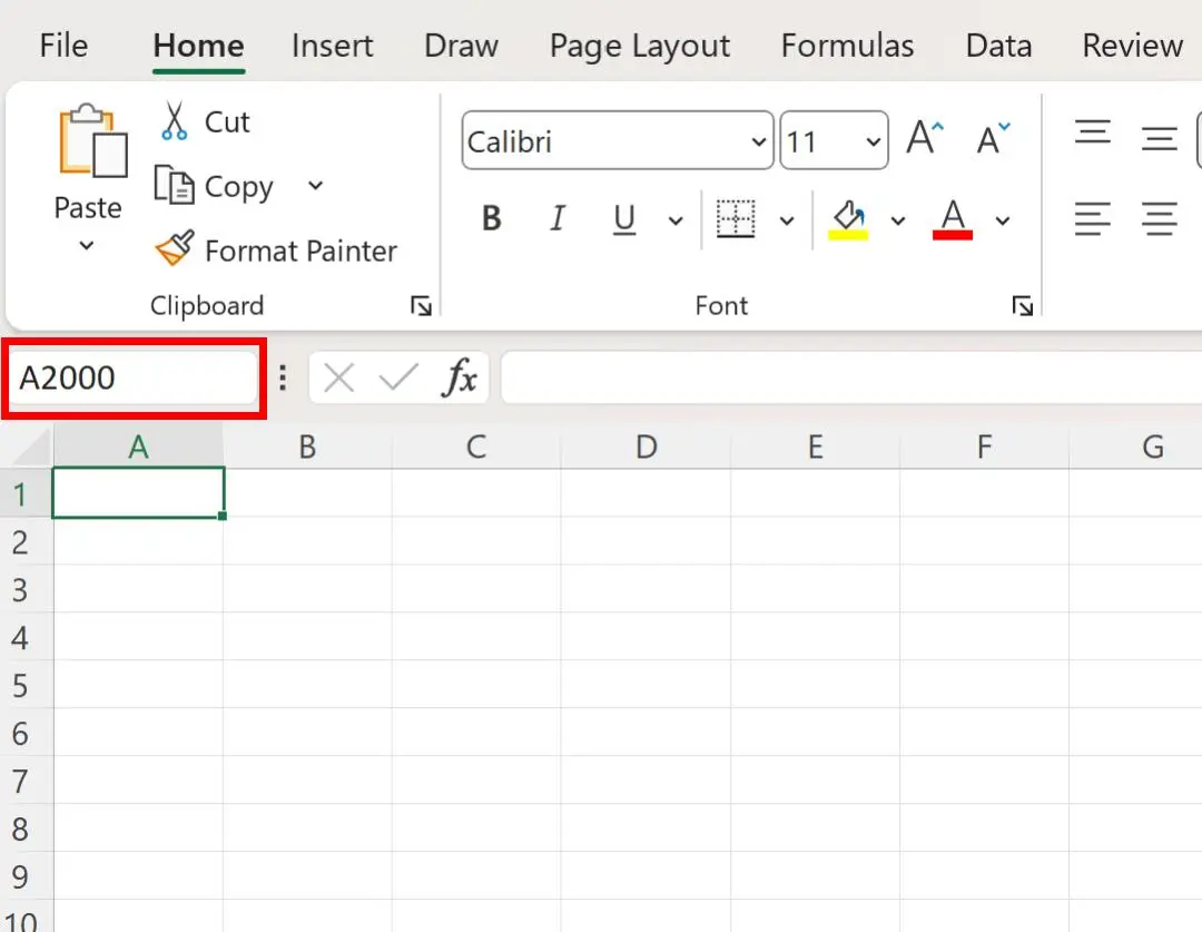 آموزش Name Box در Excel، ترفند مخفی برای افزایش سرعت و بهره‌وری