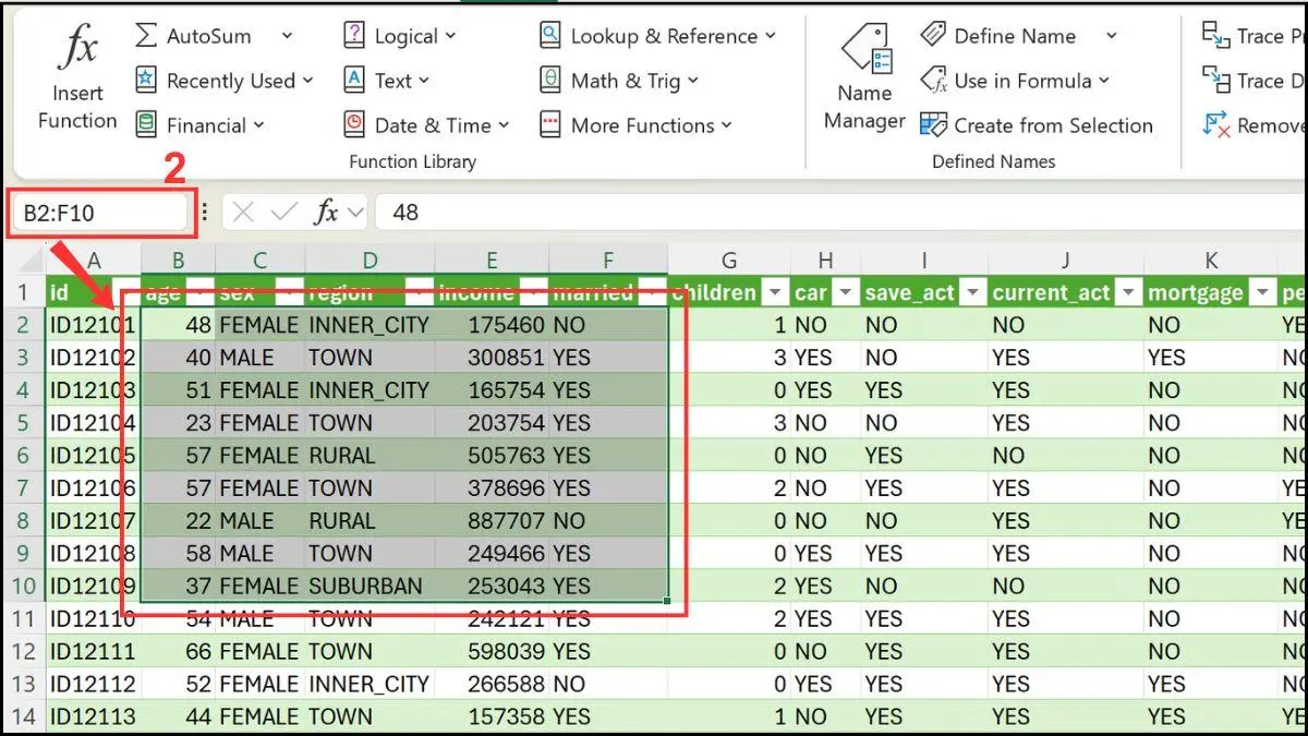 آموزش Name Box در Excel، ترفند مخفی برای افزایش سرعت و بهره‌وری