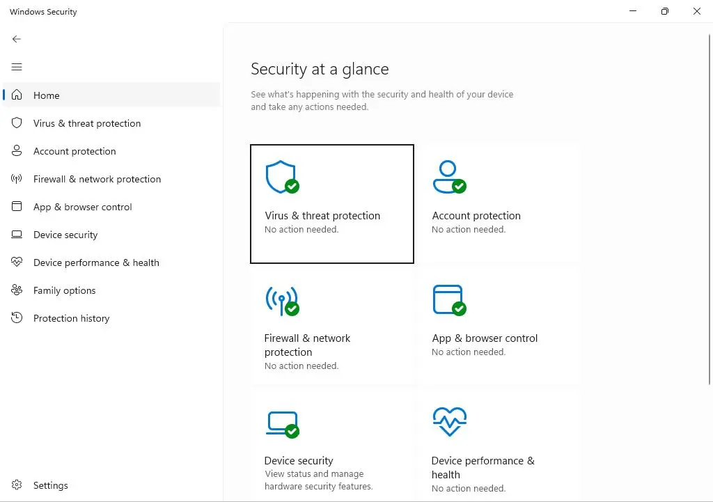 هشدار Turn on virus protection در ویندوز ۱۱؛ رفع خطای Microsoft Defender