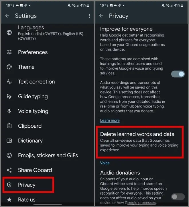 کیبورد اندروید چه اطلاعاتی را ذخیره می‌کند؟ بررسی حریم خصوصی Gboard و Samsung Keyboard