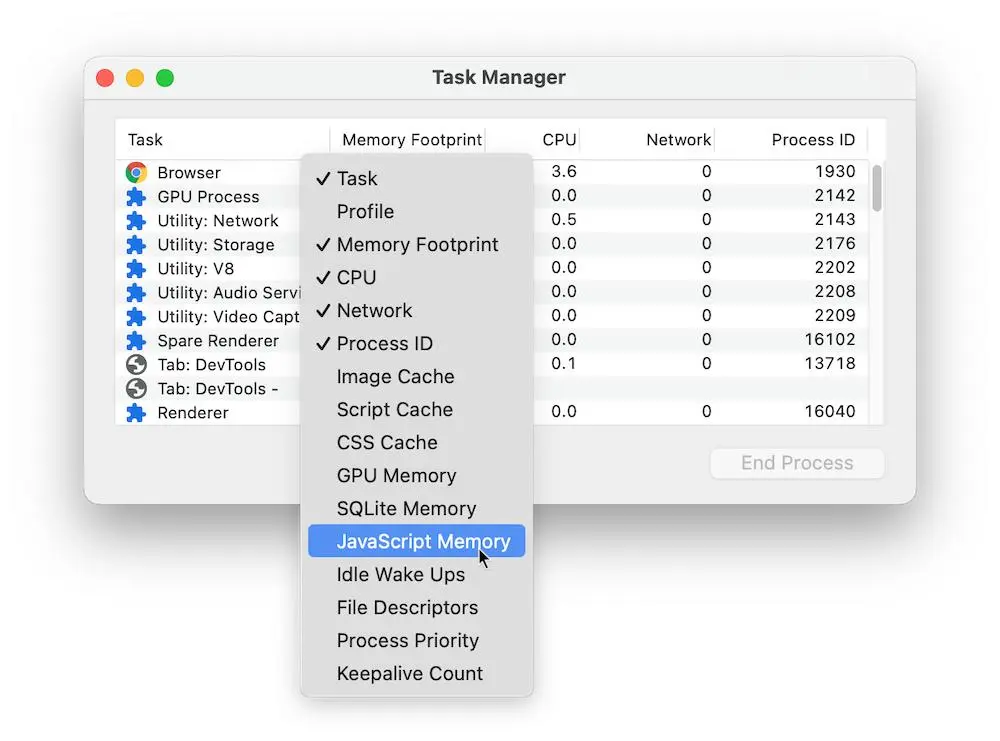 آشنایی با Task Manager کروم؛ چگونه بفهمیم کدام تب و افزونه رم زیادی مصرف میکند؟