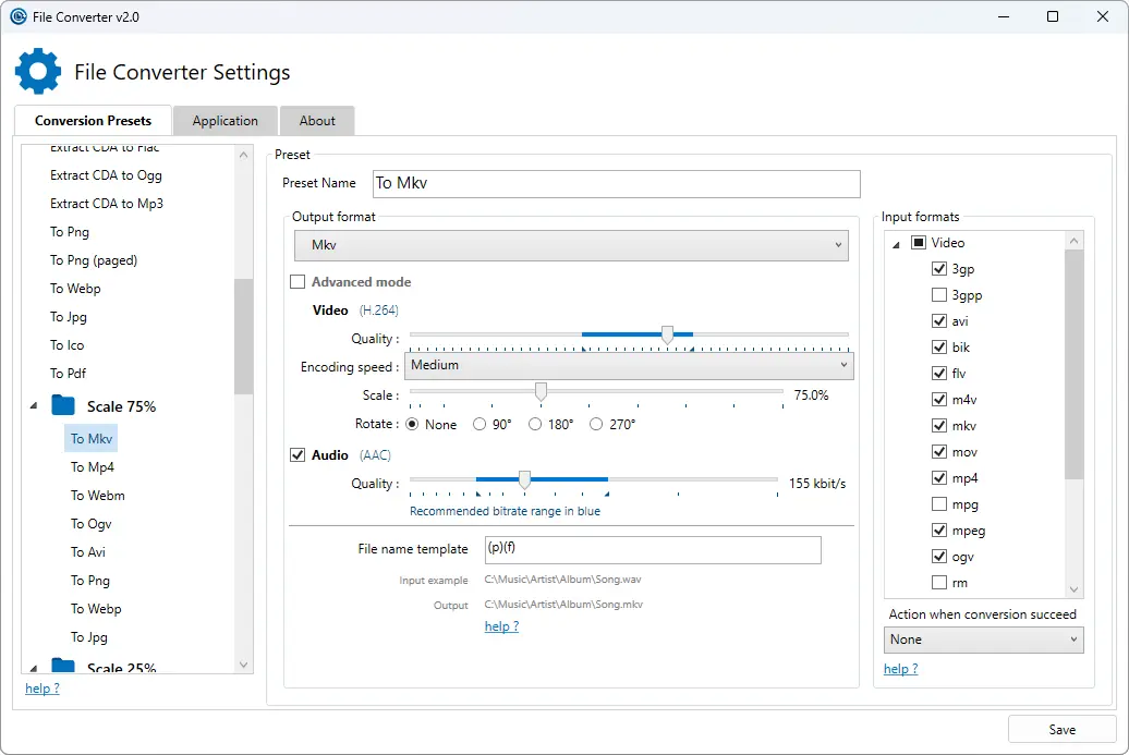 تبدیل فرمت فایلها از منوی راستکلیک ویندوز با File Converter