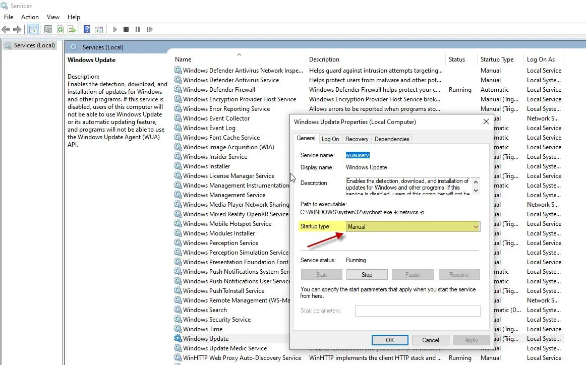 خاموش کردن Windows Update و افزایش عمر باتری لپتاپ!