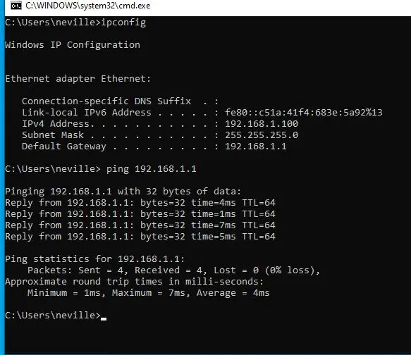 آموزش عیبیابی اینترنت ویندوز با Ping، Nslookup، Tracert و دستورات شبکه