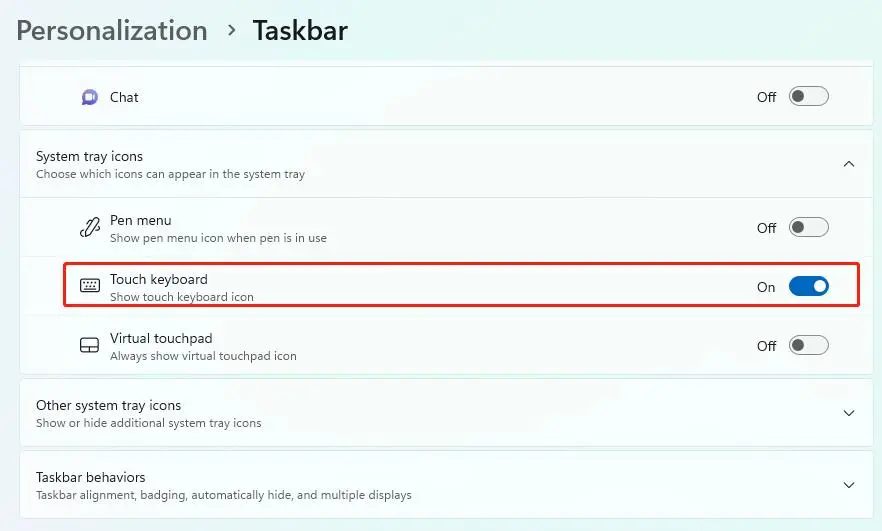 شخصی‌سازی کیبورد لمسی ویندوز ۱۱؛ تغییر تم و رنگ و اندازه کلیدها