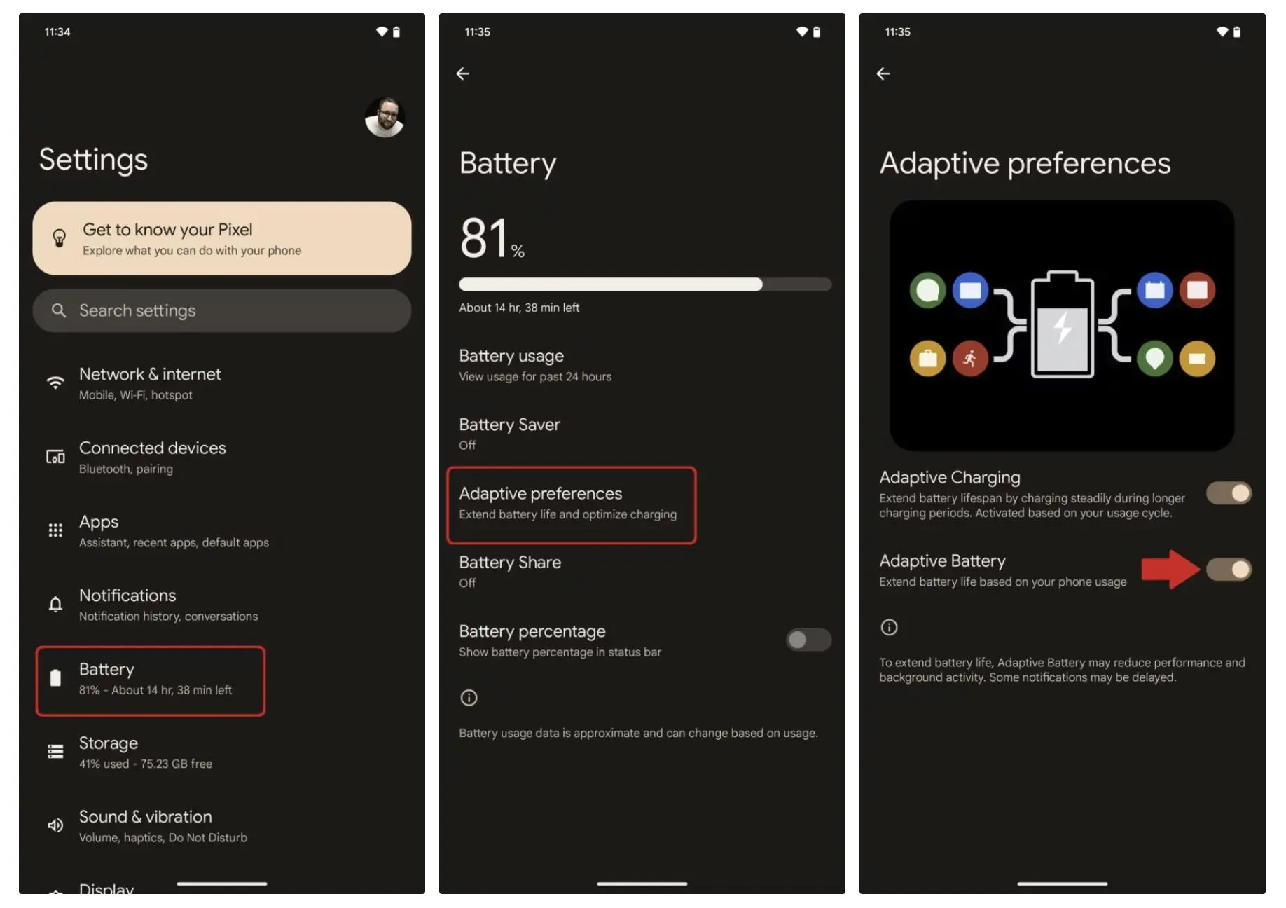 افزایش عمر باتری Google Pixel؛ کاهش مصرف شارژ با چند تنظیم ساده