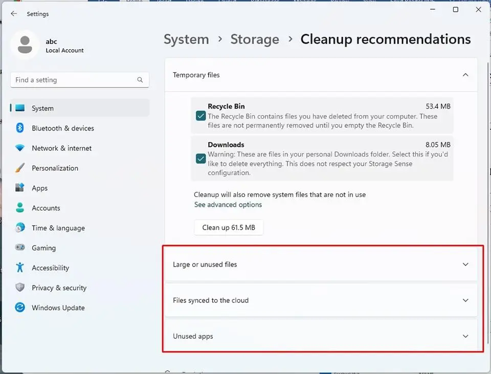 چگونه در ویندوز ۱۱ فضای درایو C را خالی کنیم؟ آموزش Storage Sense و Disk Cleanup