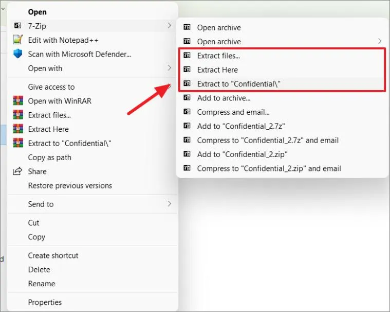7-Zip یا WinRAR؛ مقایسه کامل برنامه‌های فشرده سازی فایل در ویندوز ۱۱