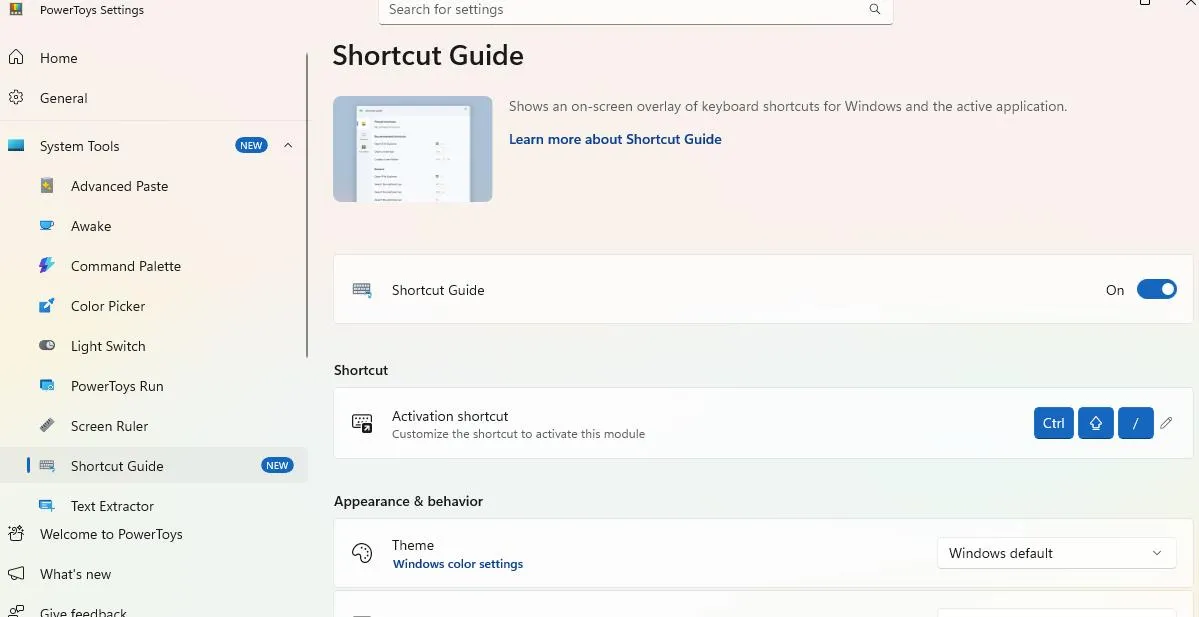 آموزش Shortcut Guide در ویندوز ۱۱؛ پیدا کردن سریع همه میانبرهای کیبورد