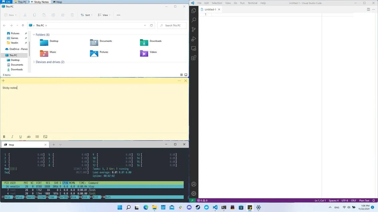 بهترین روش مدیریت پنجره در ویندوز ۱۱؛ آموزش GlazeWM و Snap Layouts