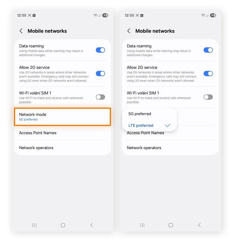 آیا خاموش کردن 5G و استفاده از 4G باعث افزایش عمر باتری گوشی می‌شود؟