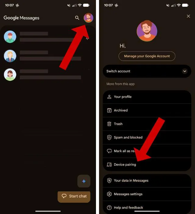 آموزش Google Messages در کامپیوتر؛ ارسال و دریافت پیامک در ویندوز