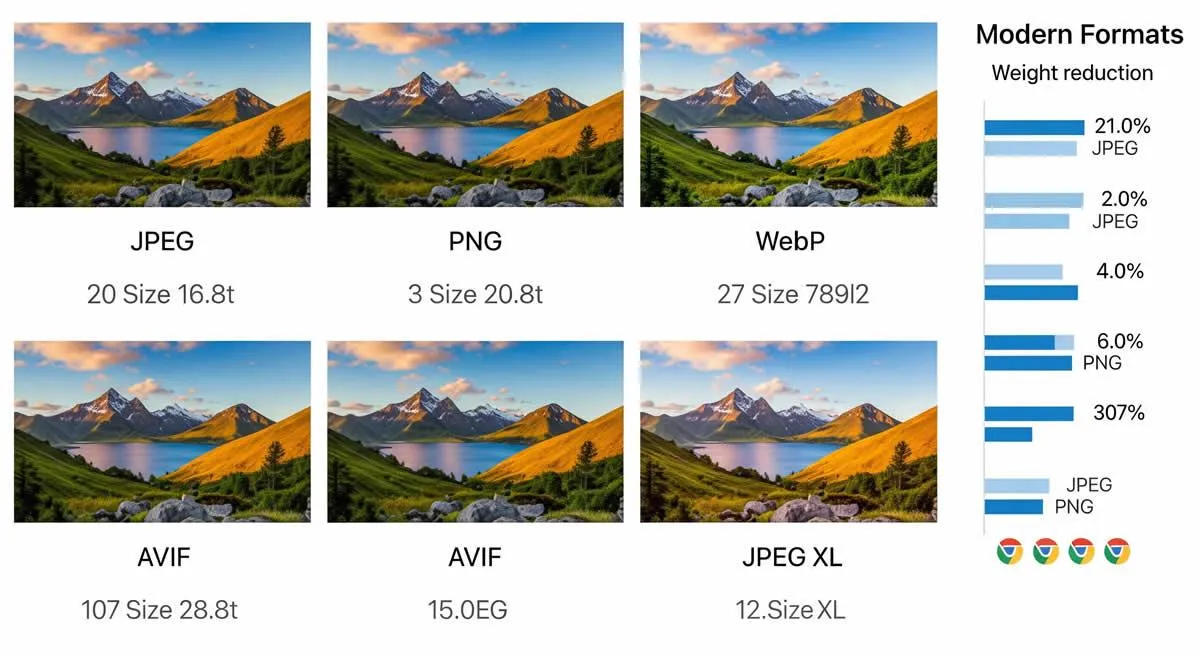 بهترین فرمت عکس چیست؟ مقایسه JPEG و PNG و RAW و TIFF و WebP و AVIF