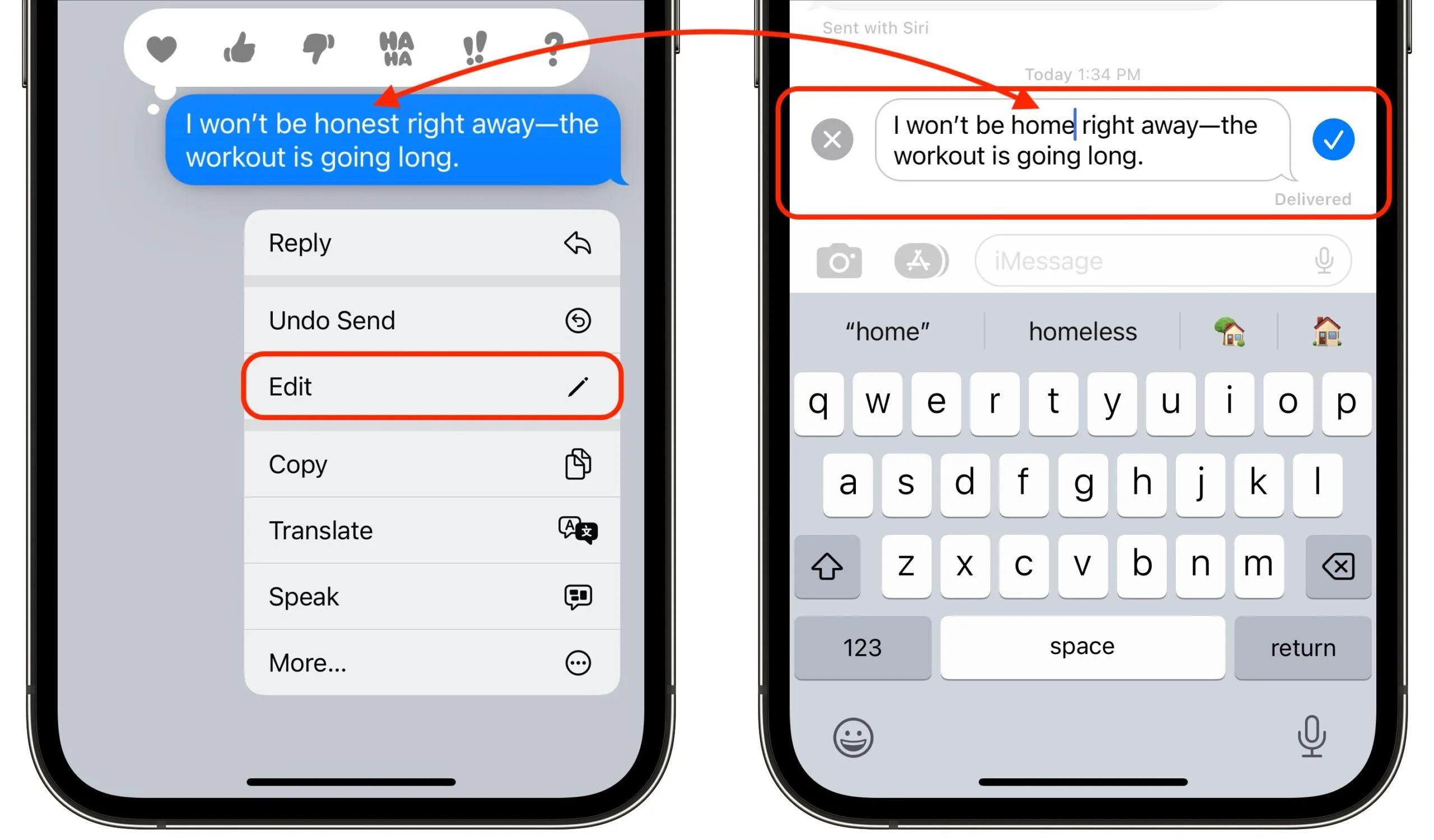 آموزش ویرایش و حذف پیام در آیفون؛ چگونه پیام iMessage را اصلاح یا لغو کنیم؟