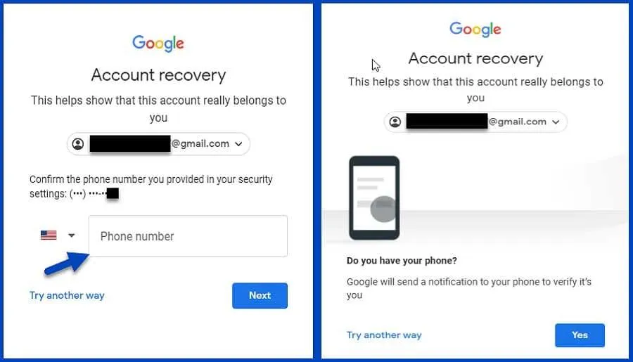 بازیابی جیمیل با شماره تلفن و بدون آن؛ آموزش برگرداندن رمز جیمیل