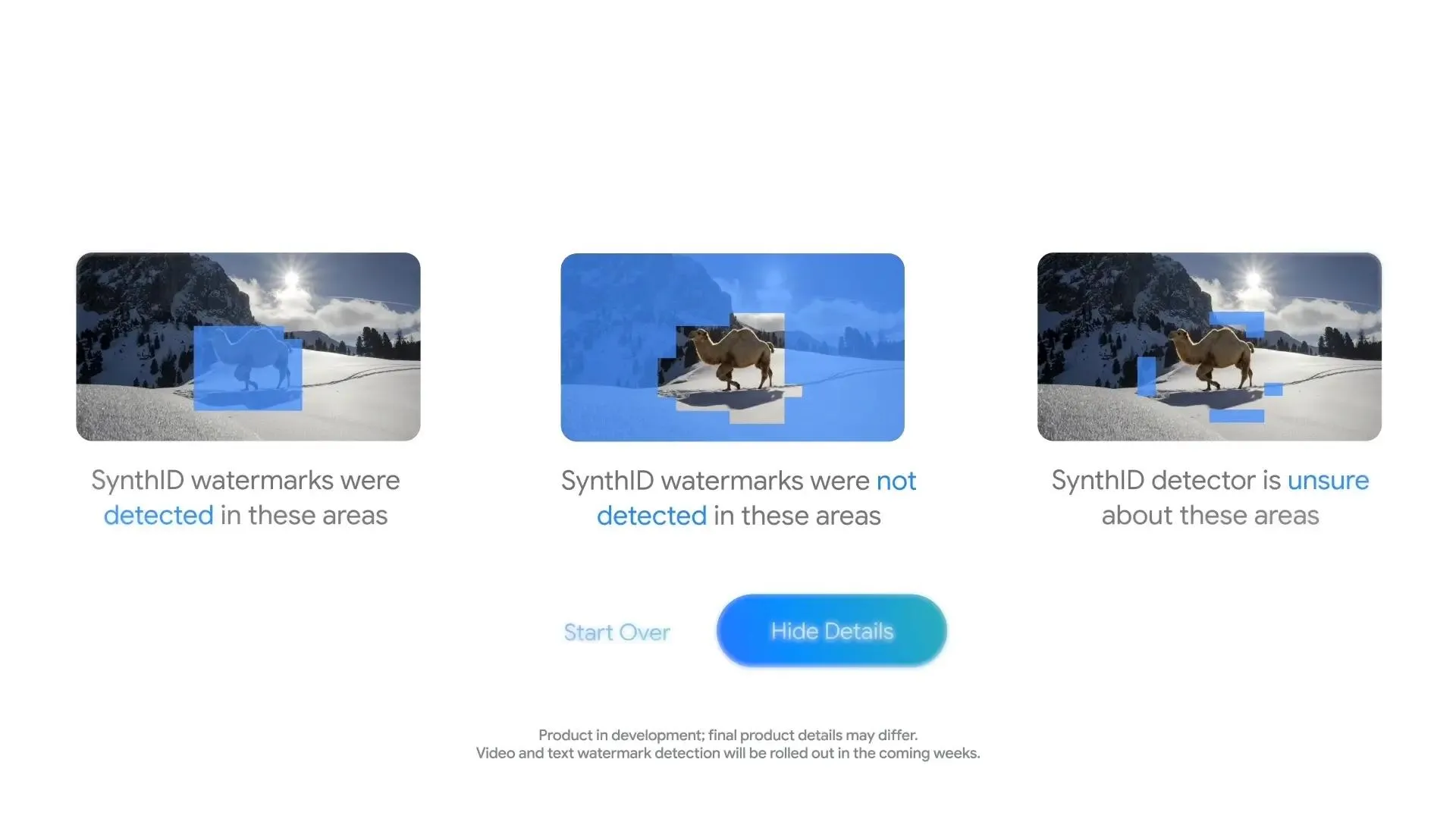 تشخیص عکس و ویدیو هوش مصنوعی با SynthID Detector گوگل