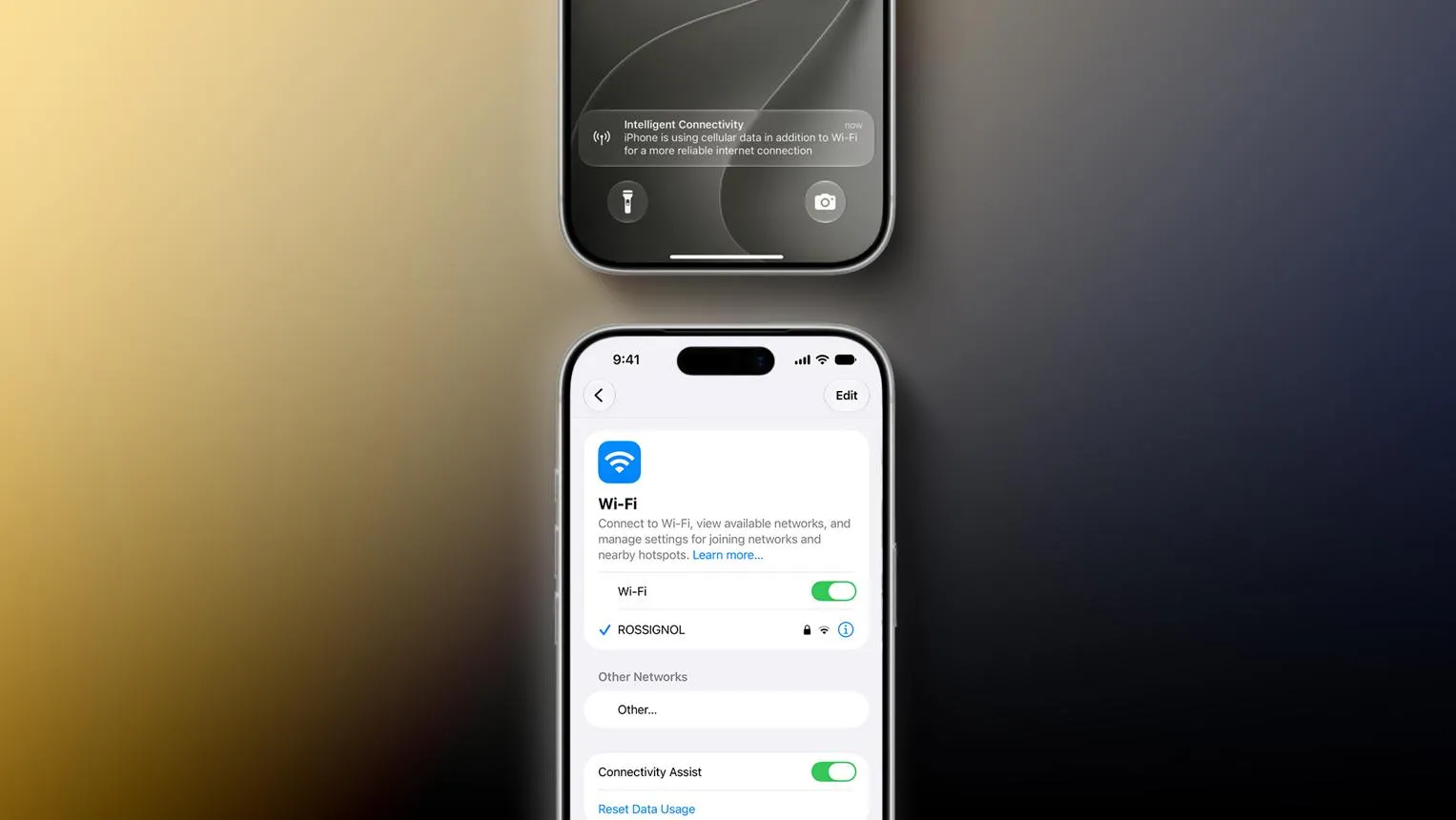 کاهش مصرف اینترنت آیفون؛ خاموش کردن Connectivity Assist و مدیریت اینترنت موبایل