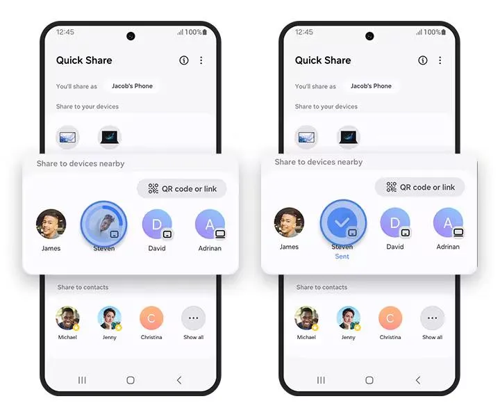 آموزش Quick Share اندروید؛ انتقال فایل بین گوشی و کامپیوتر بدون اینترنت