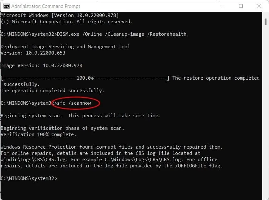آموزش تعمیر ویندوز با دستورهای DISM و SFC در ویندوز ۱۱ و ۱۰