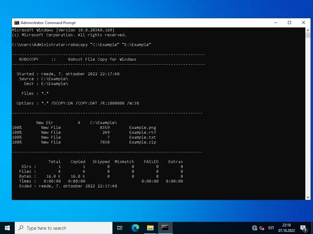 افزایش سرعت کپی فایل در ویندوز ۱۱ با Robocopy و CMD