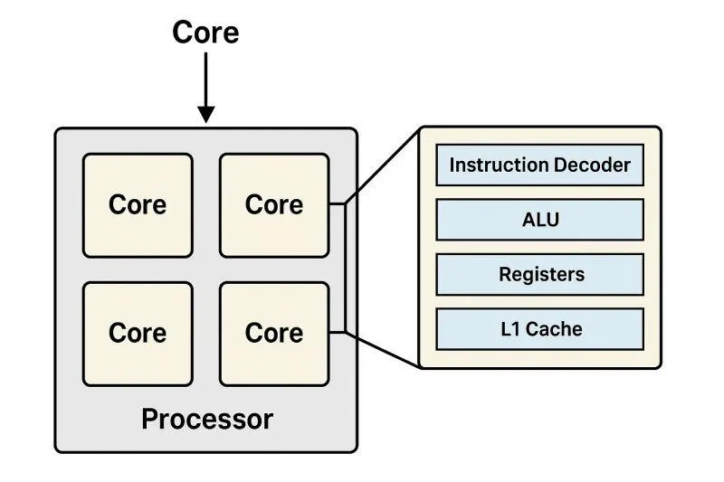 پردازنده کامپیوتر چیست؟ راهنمای کامل CPU و تفاوت آن با GPU