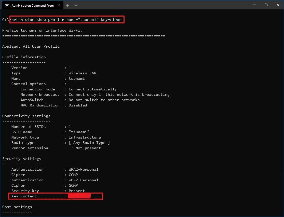 بازیابی رمز وای فای در ویندوز ۱۱ و ۱۰ با CMD و WirelessKeyView